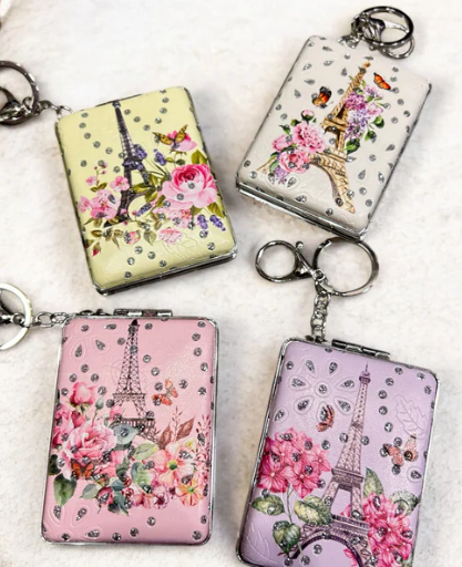 Cosmetic mirror with keychain &mdash; Jesse Enterprises