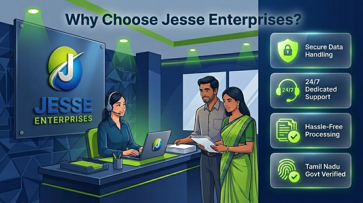 Jesse Enterprises e-Sevai reliable service